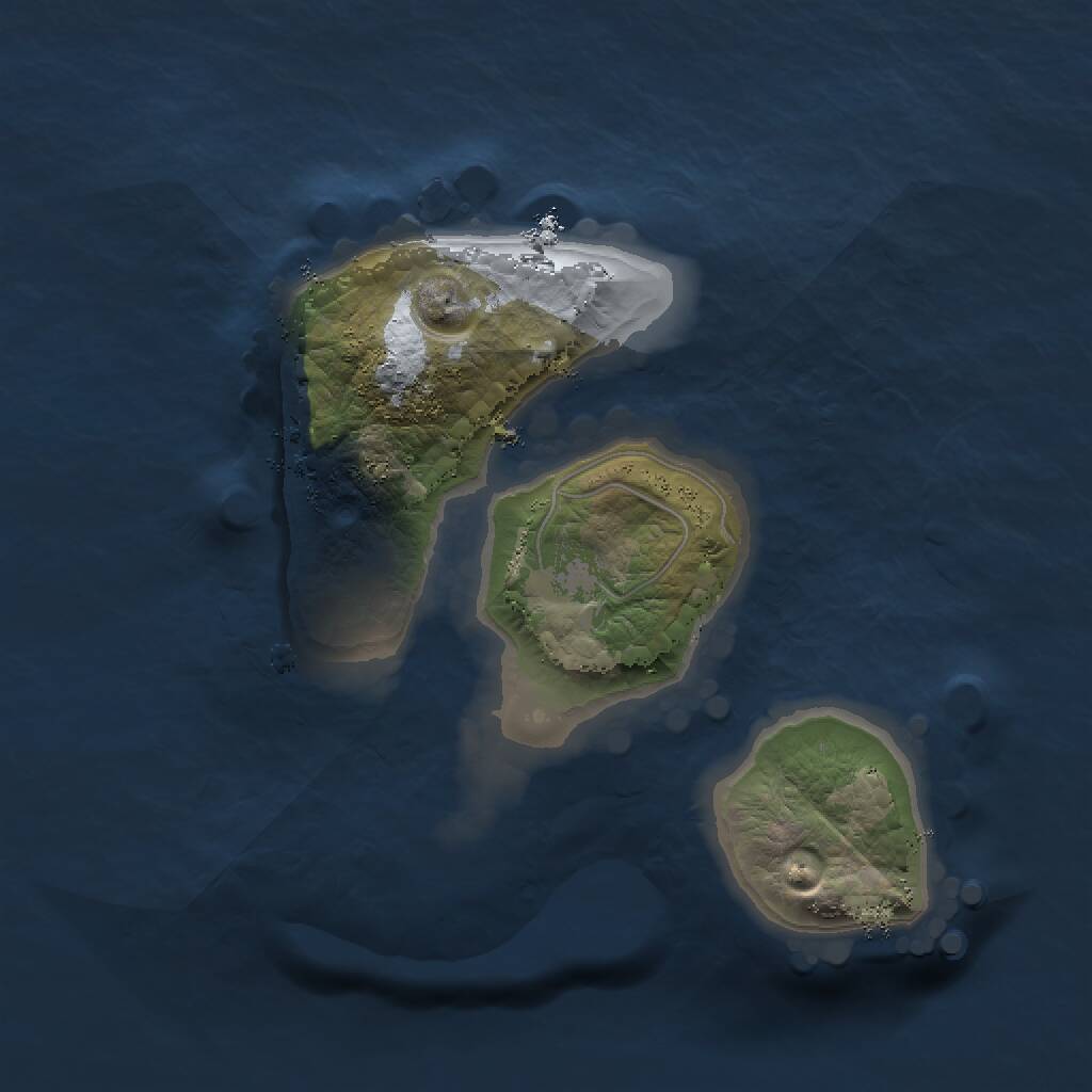 Rust Map: Procedural Map, Size: 1499, Seed: 39, 1 Monuments