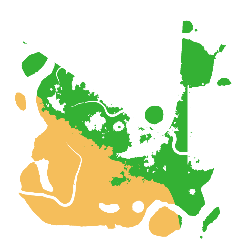 Biome Rust Map: Procedural Map, Size: 3700, Seed: 793605121