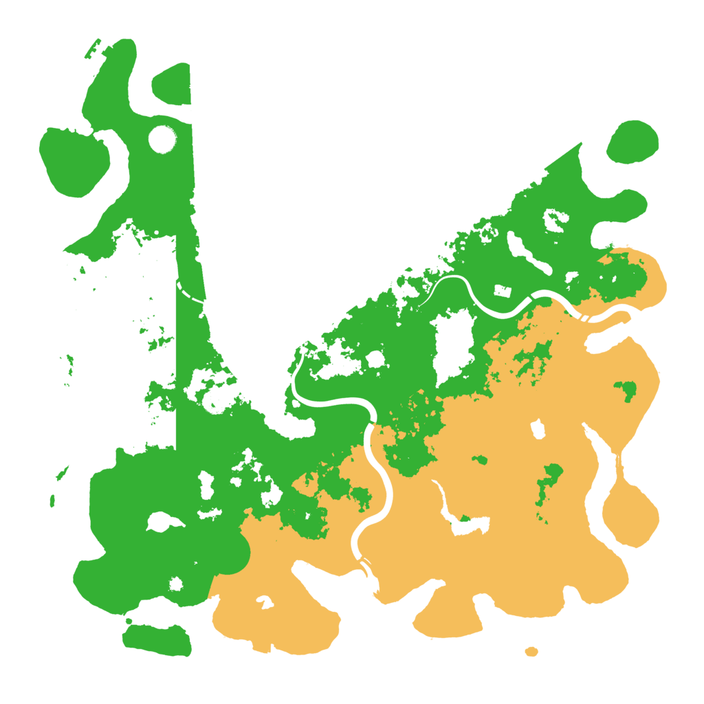 Biome Rust Map: Procedural Map, Size: 4500, Seed: 30608
