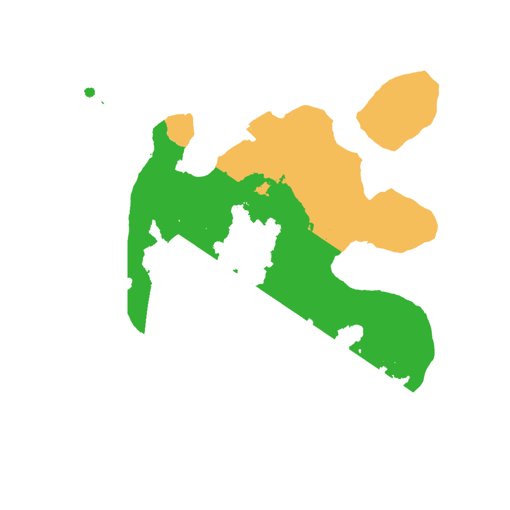 Biome Rust Map: Procedural Map, Size: 2000, Seed: 14566666