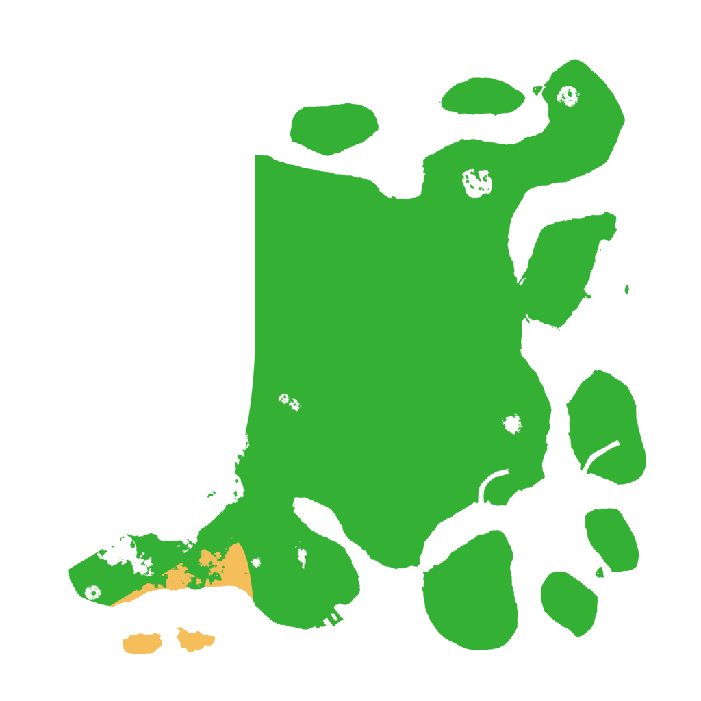 Biome Rust Map: Procedural Map, Size: 3500, Seed: 689547132