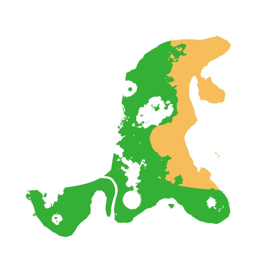 Biome Rust Map: Procedural Map, Size: 2500, Seed: 1618076919