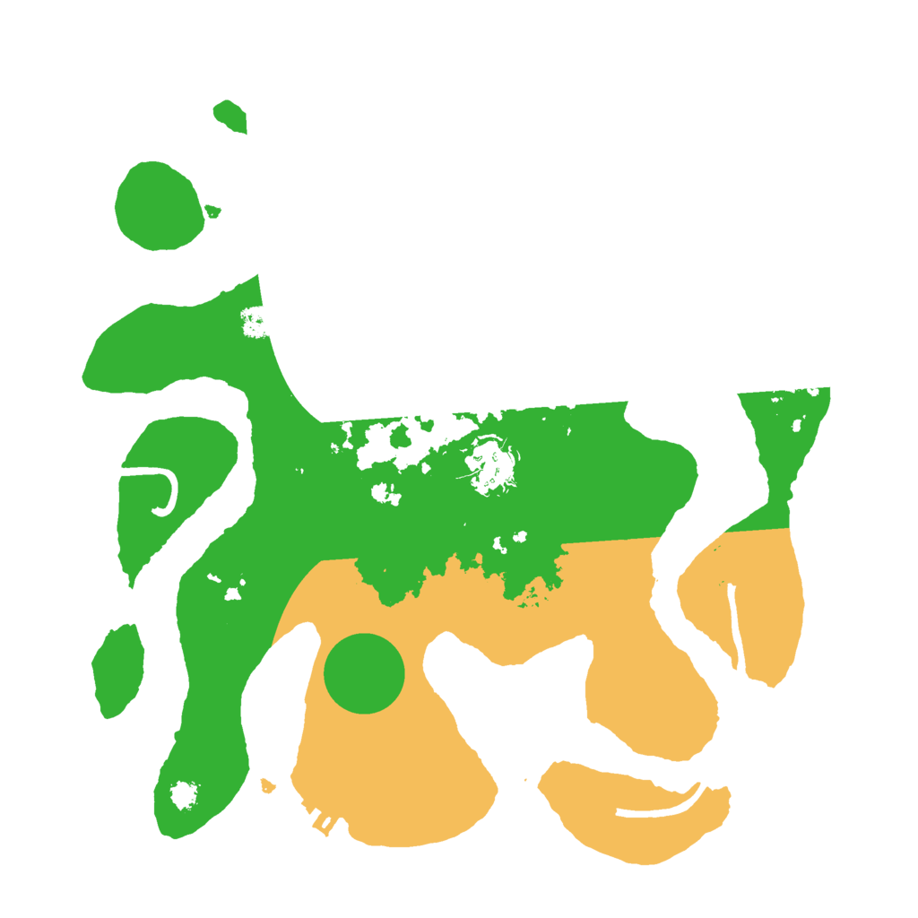 Biome Rust Map: Procedural Map, Size: 3000, Seed: 599509154