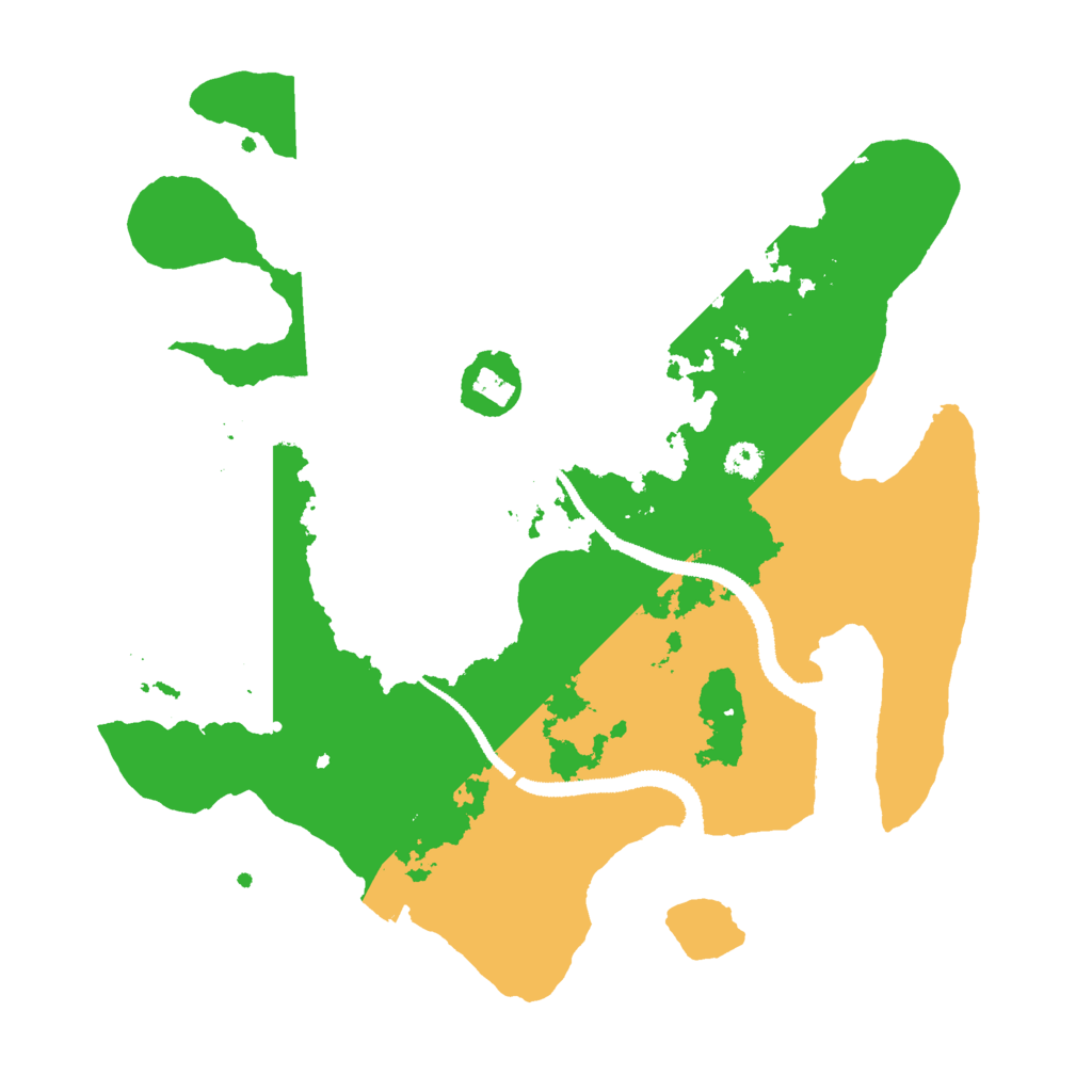 Biome Rust Map: Procedural Map, Size: 3000, Seed: 1213154