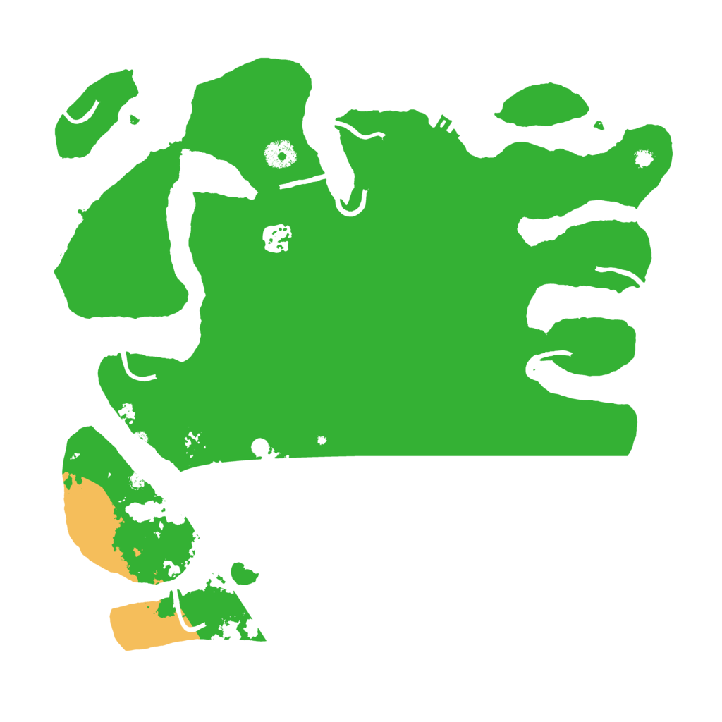 Biome Rust Map: Procedural Map, Size: 3650, Seed: 104590