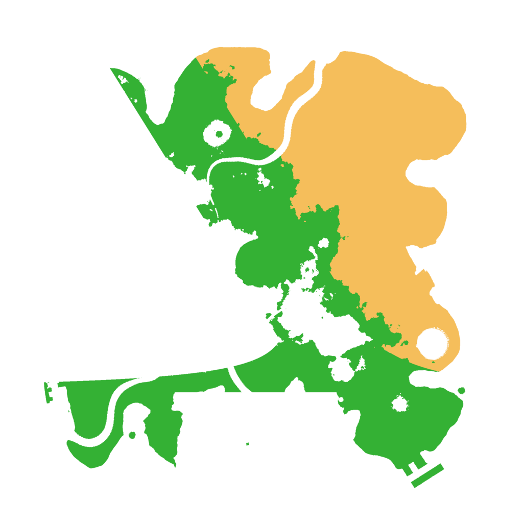 Biome Rust Map: Procedural Map, Size: 3000, Seed: 1104186585