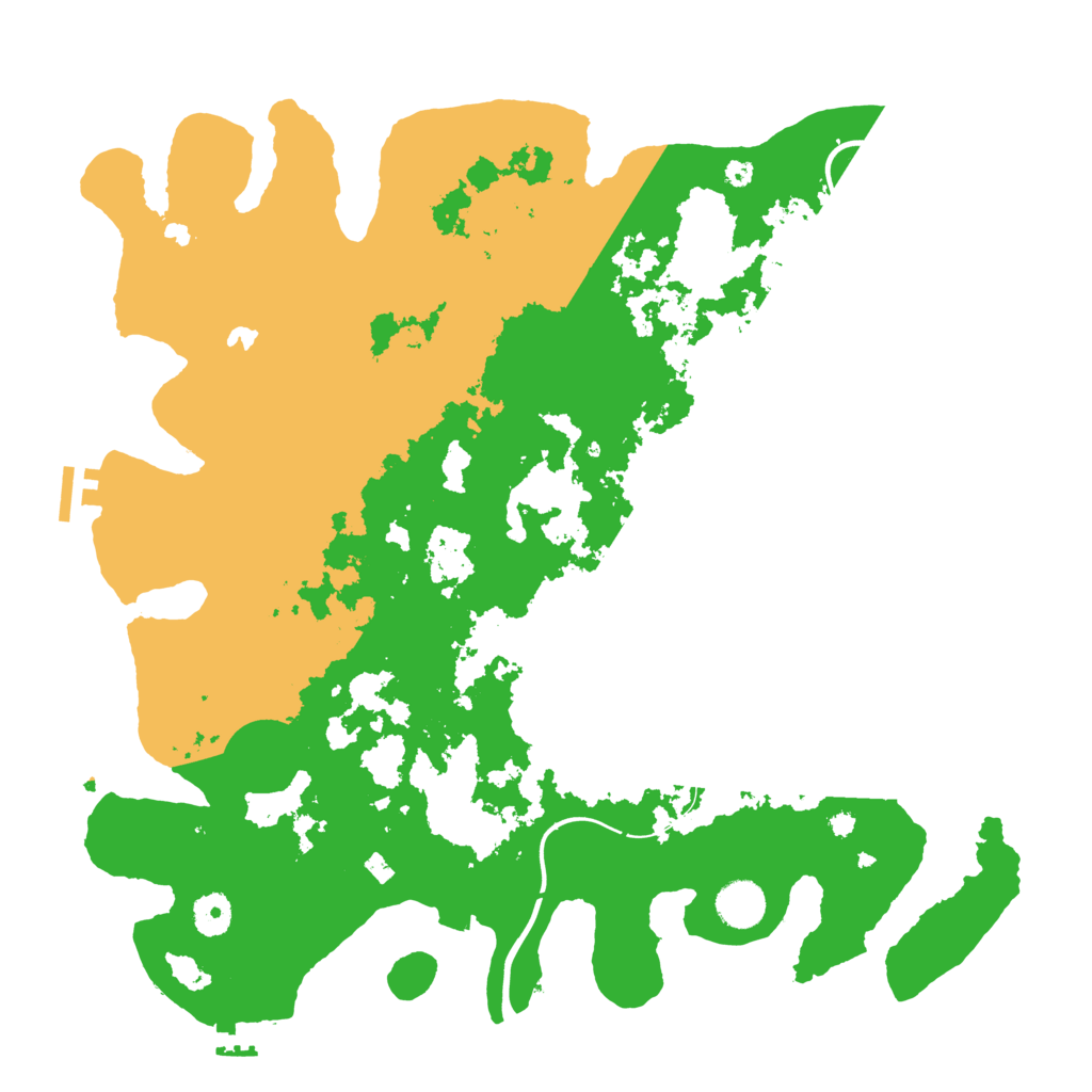 Biome Rust Map: Procedural Map, Size: 4000, Seed: 2834095