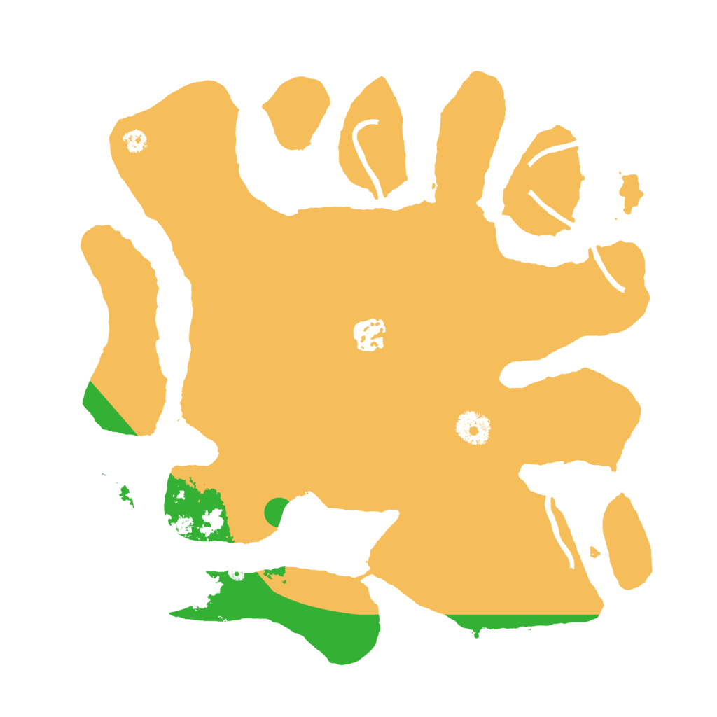 Biome Rust Map: Procedural Map, Size: 3200, Seed: 1492507249