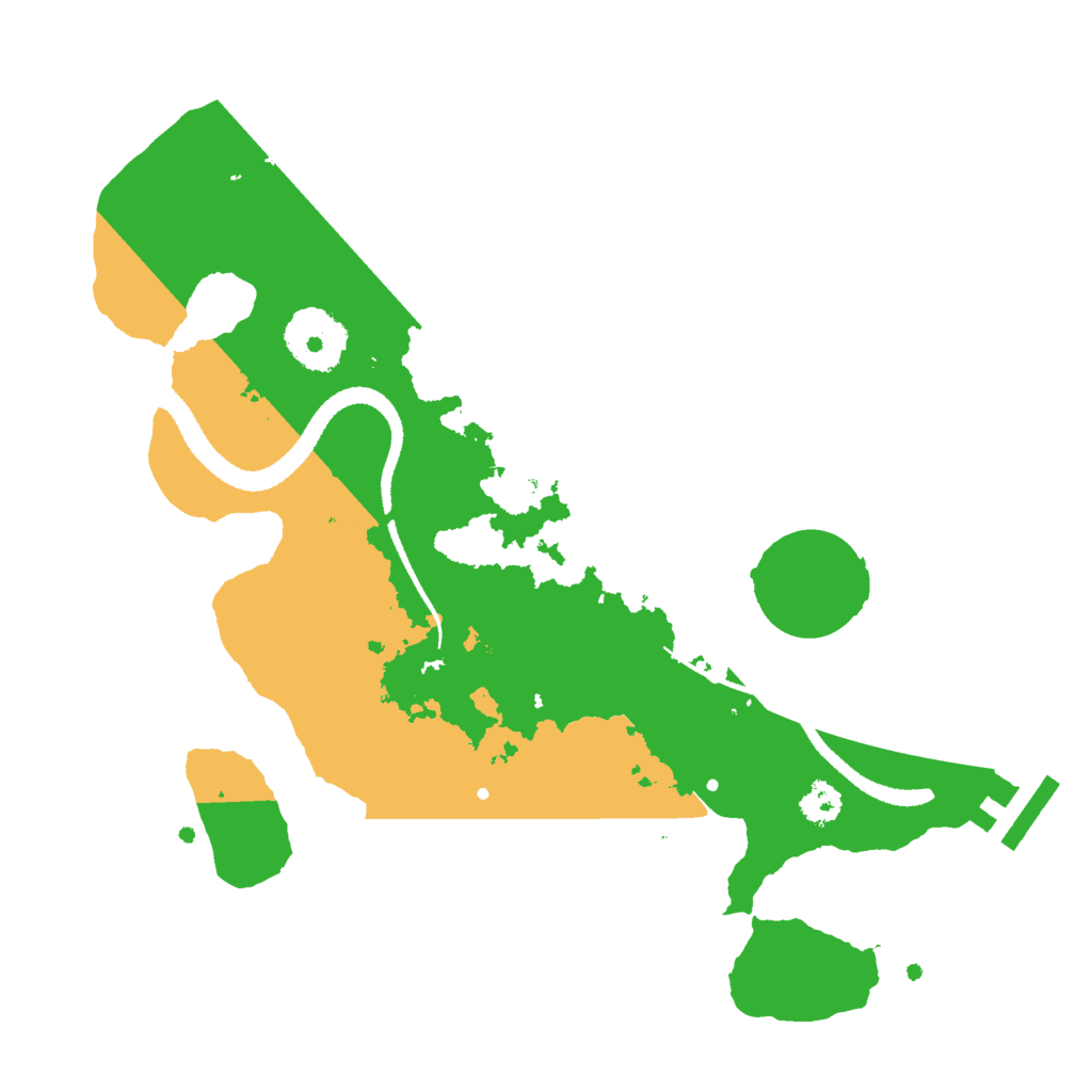 Biome Rust Map: Procedural Map, Size: 2700, Seed: 49529451