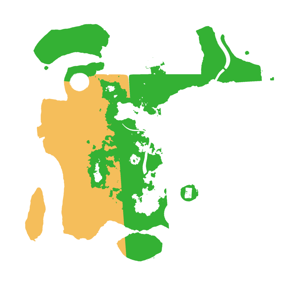 Biome Rust Map: Procedural Map, Size: 3000, Seed: 47827