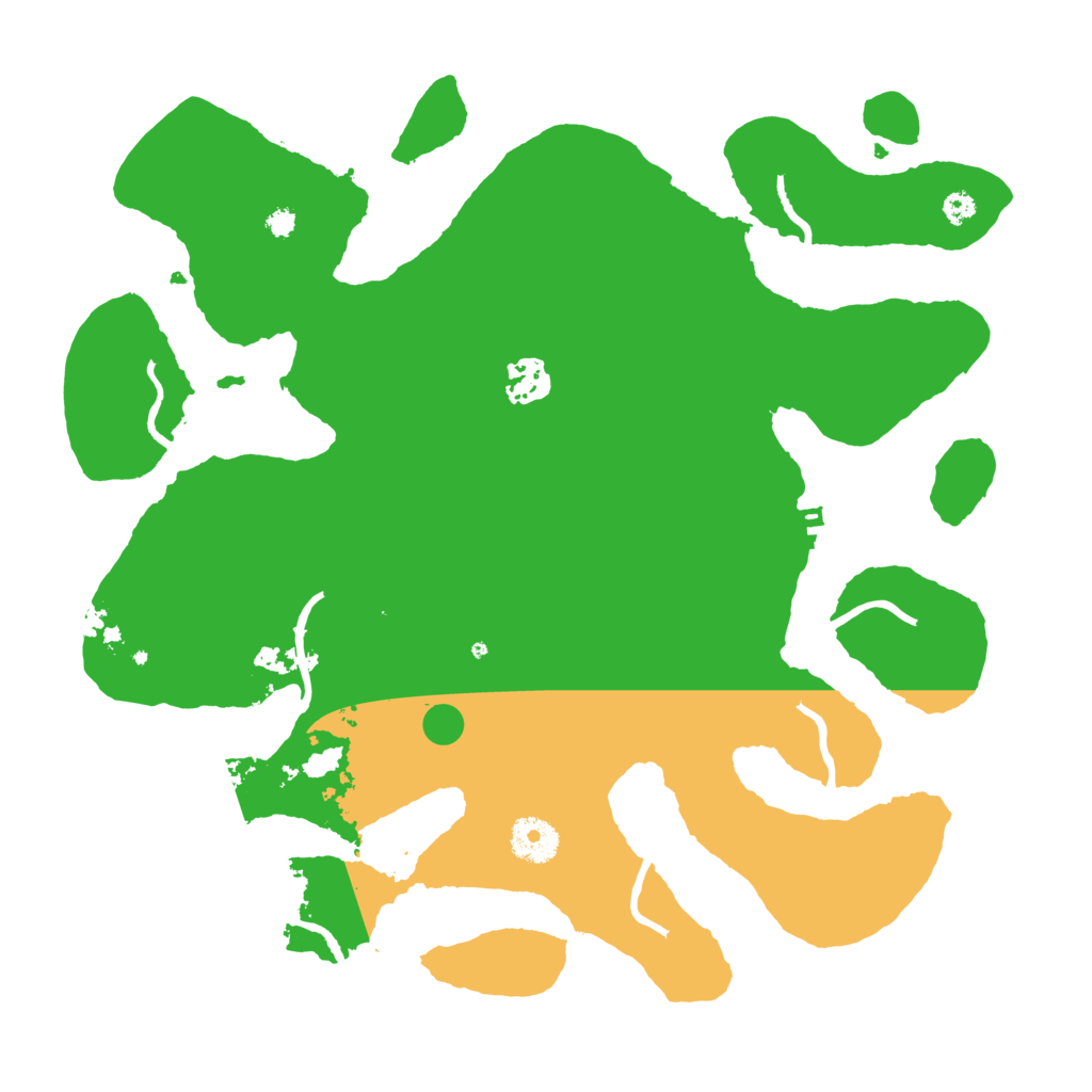 Biome Rust Map: Procedural Map, Size: 3500, Seed: 429091