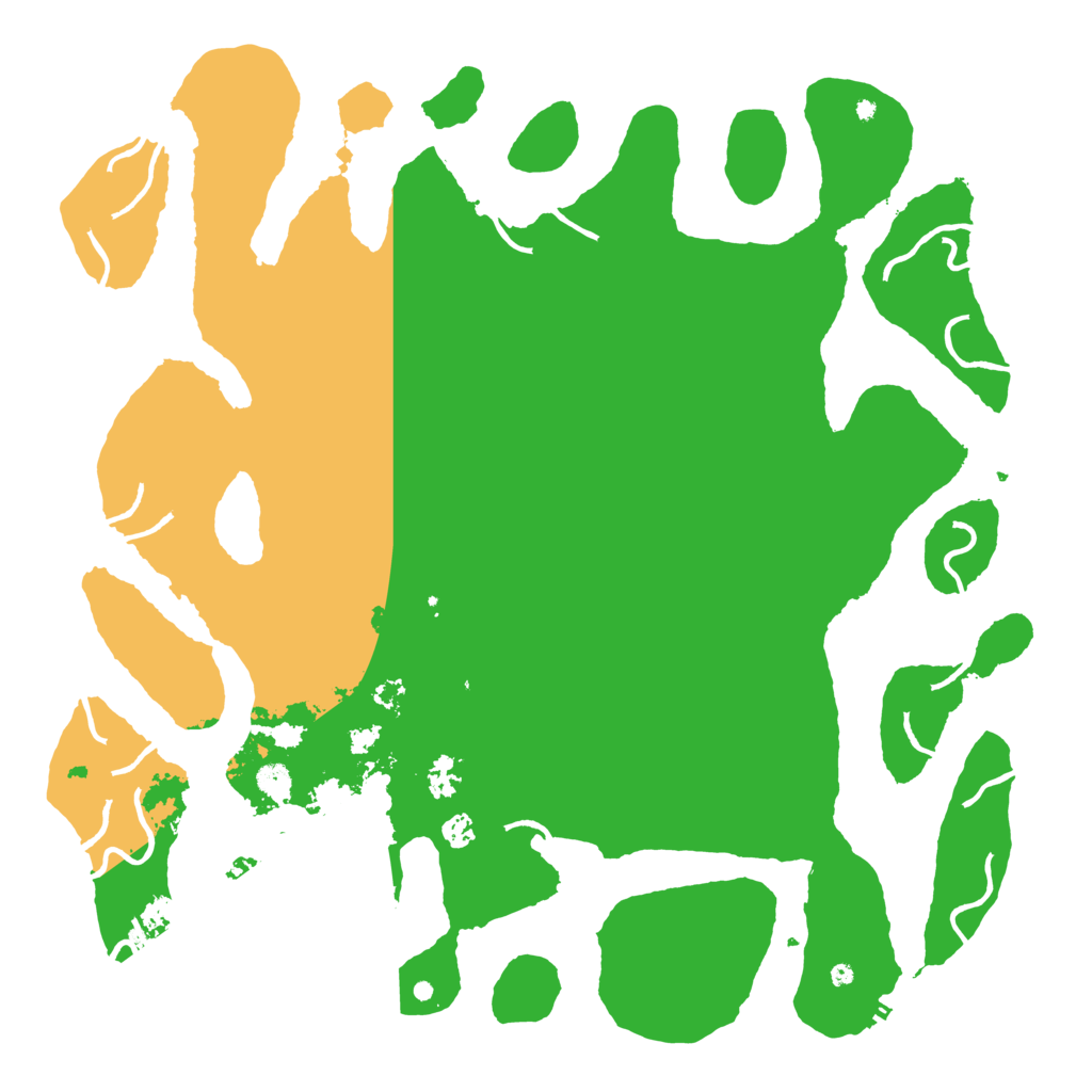 Biome Rust Map: Procedural Map, Size: 5000, Seed: 606