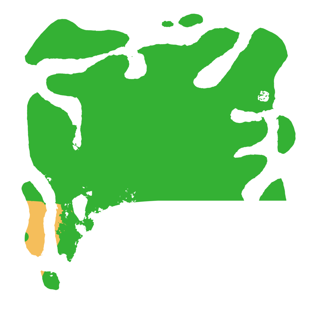 Biome Rust Map: Barren, Size: 4200, Seed: 10