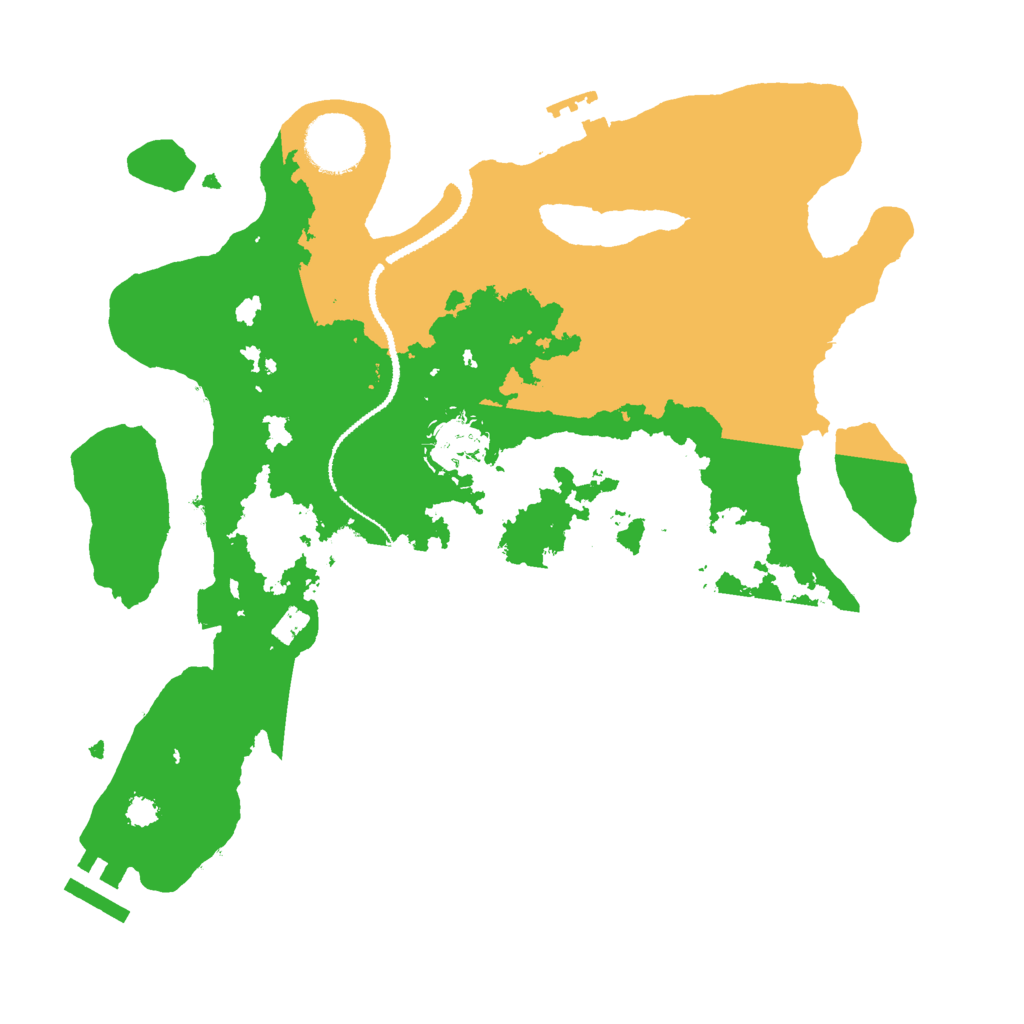 Biome Rust Map: Procedural Map, Size: 3000, Seed: 96024