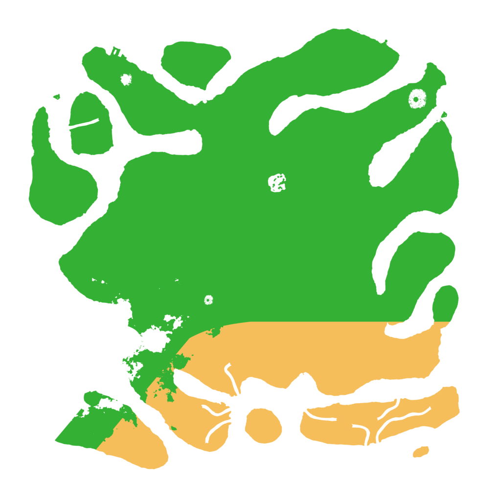 Biome Rust Map: Procedural Map, Size: 4000, Seed: 45745