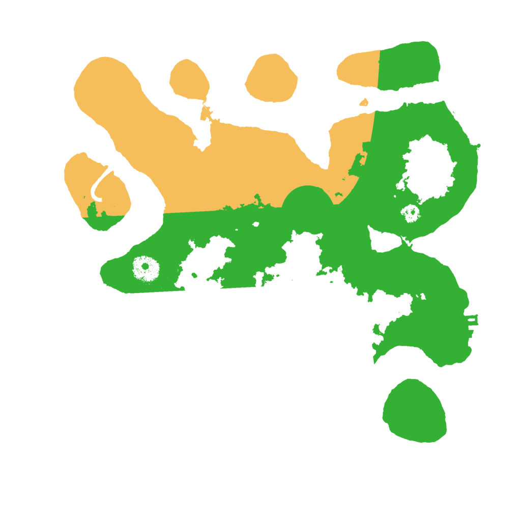 Biome Rust Map: Procedural Map, Size: 3000, Seed: 545