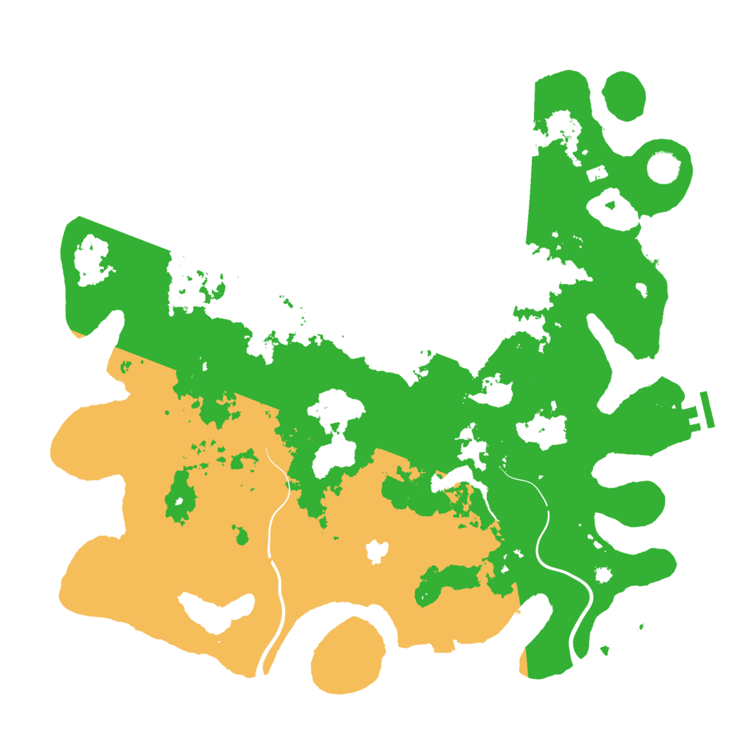 Biome Rust Map: Procedural Map, Size: 4000, Seed: 8451