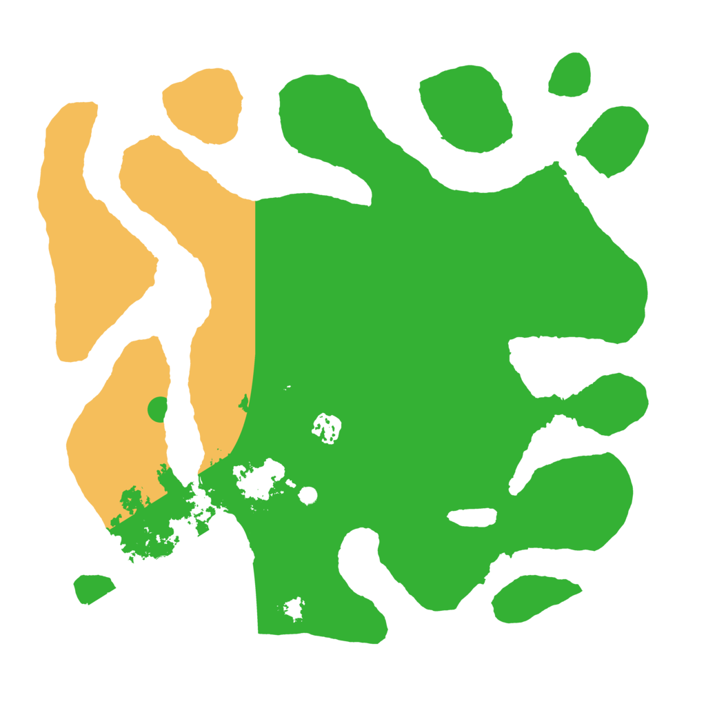 Biome Rust Map: Barren, Size: 3600, Seed: 56