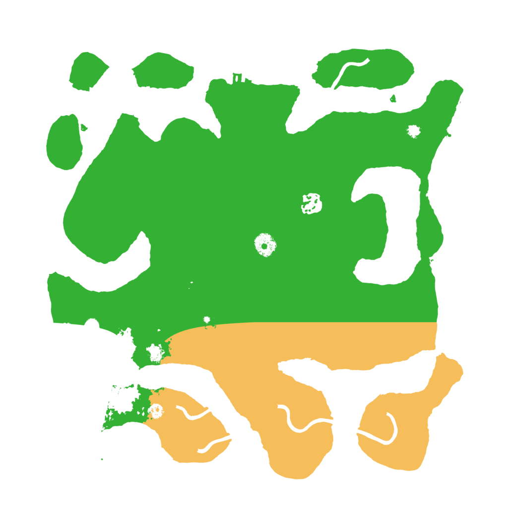 Biome Rust Map: Procedural Map, Size: 3500, Seed: 1200649678