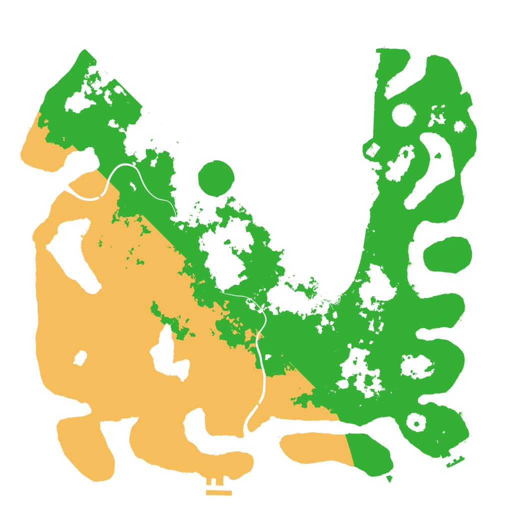Biome Rust Map: Procedural Map, Size: 4000, Seed: 78538052