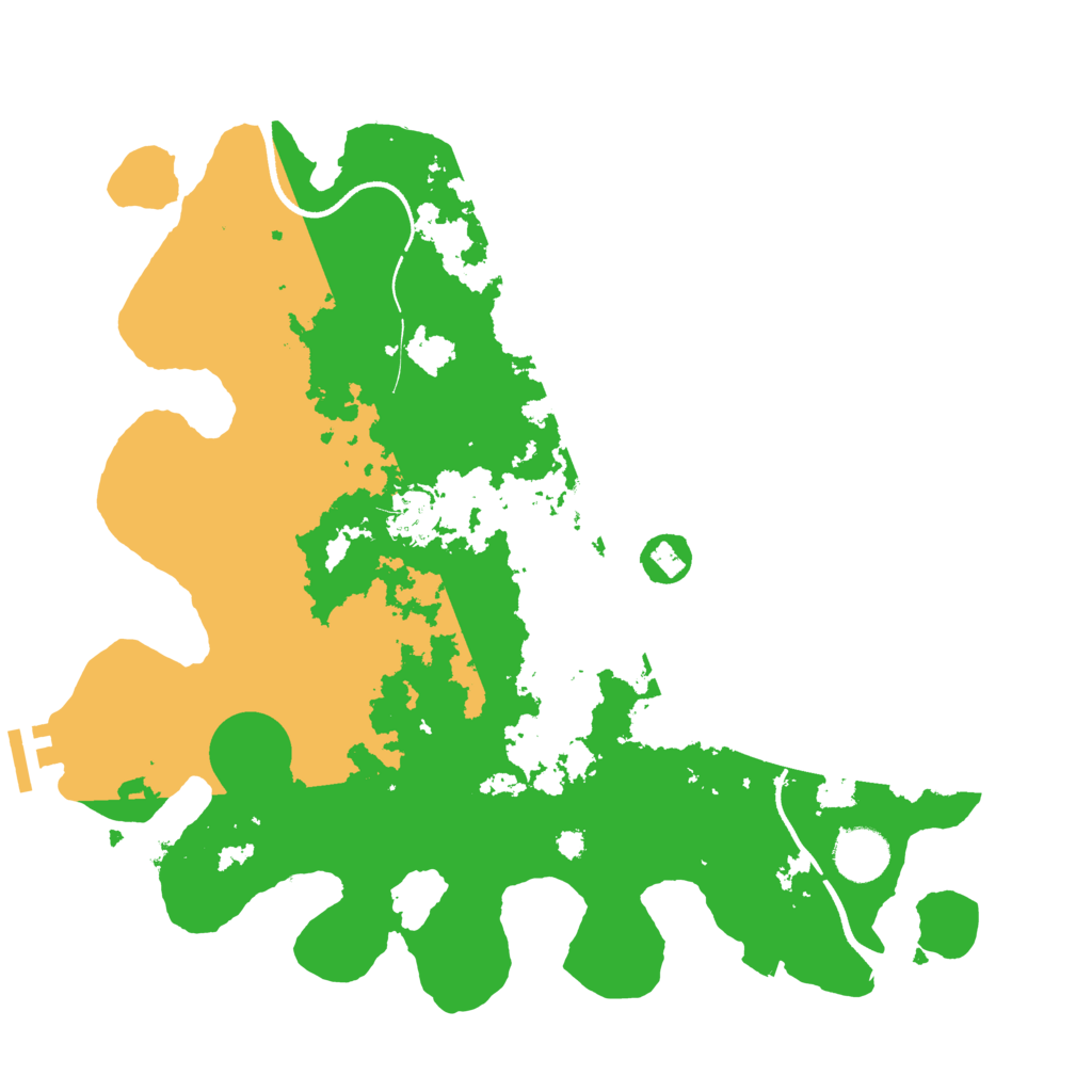 Biome Rust Map: Procedural Map, Size: 3500, Seed: 1805861656