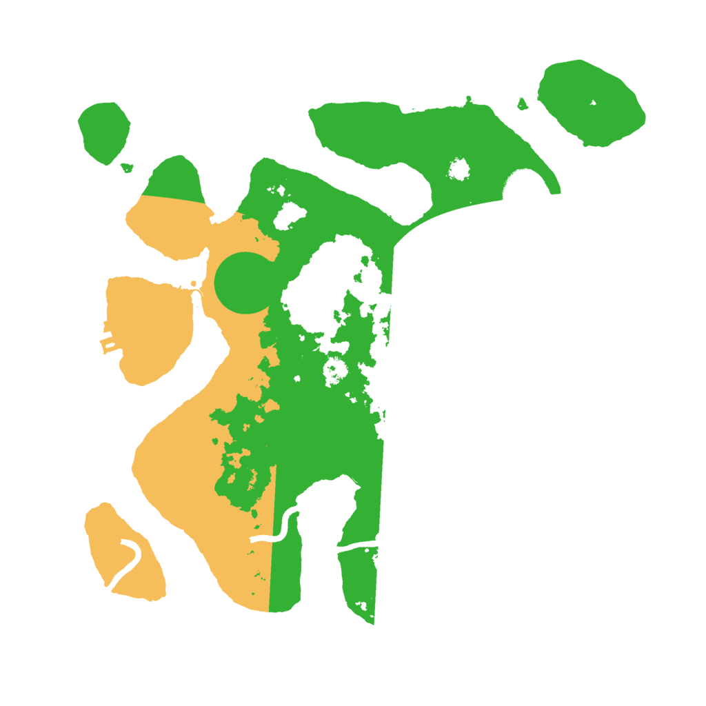 Biome Rust Map: Procedural Map, Size: 3000, Seed: 75500