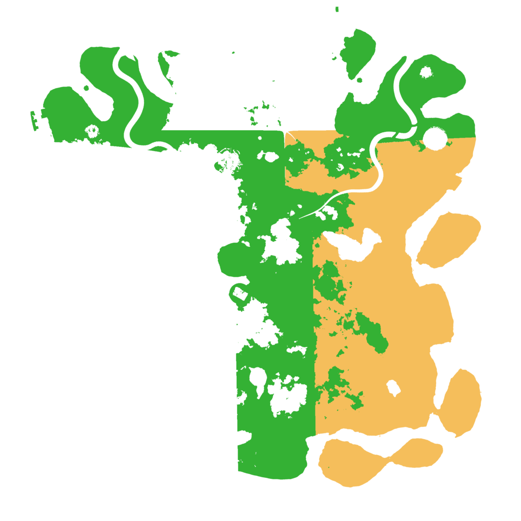 Biome Rust Map: Procedural Map, Size: 4000, Seed: 33597