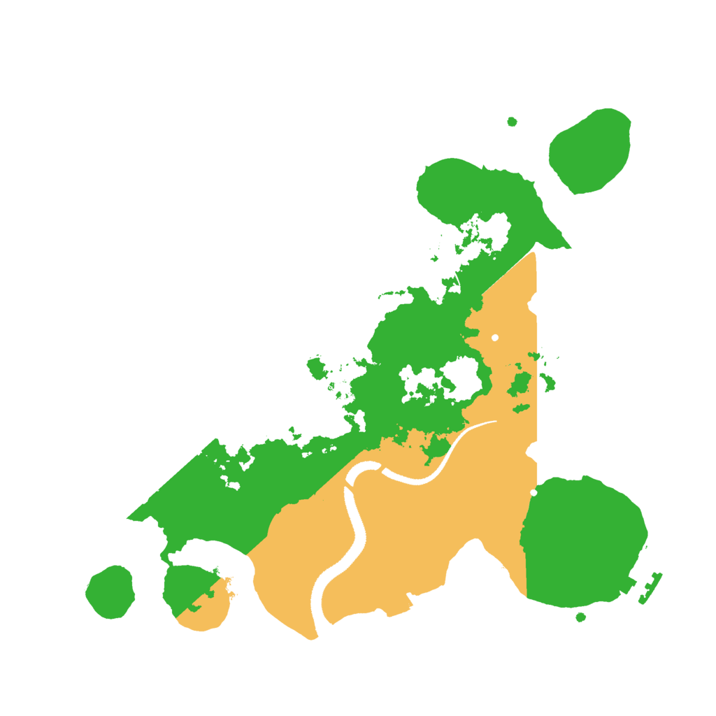 Biome Rust Map: Procedural Map, Size: 3000, Seed: 696420