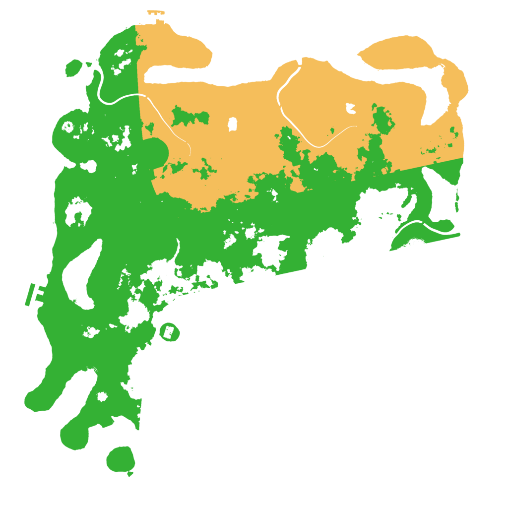 Biome Rust Map: Procedural Map, Size: 4500, Seed: 6782