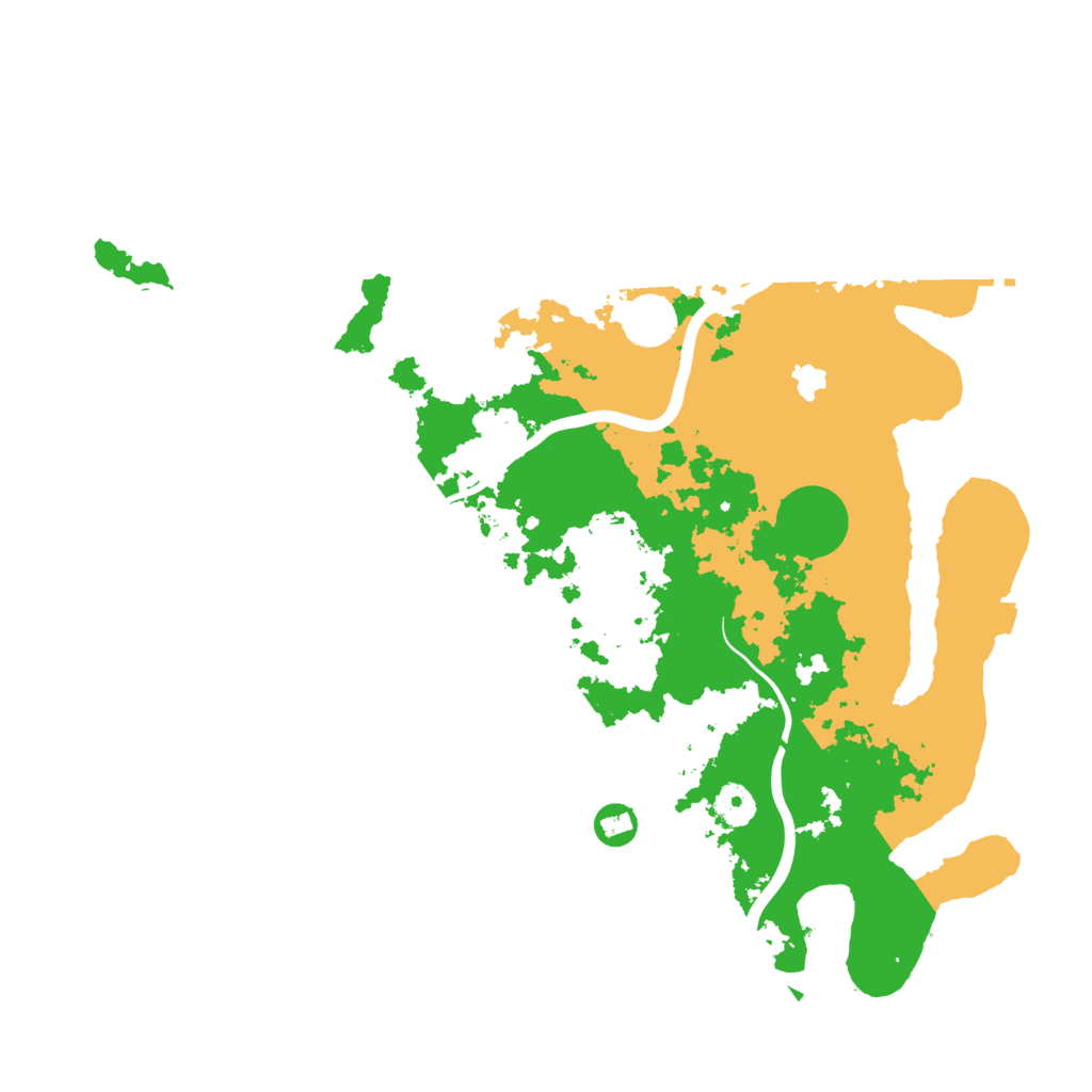 Biome Rust Map: Procedural Map, Size: 4000, Seed: 710