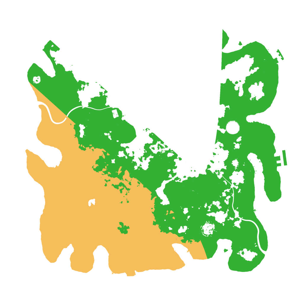 Biome Rust Map: Procedural Map, Size: 4000, Seed: 113939573