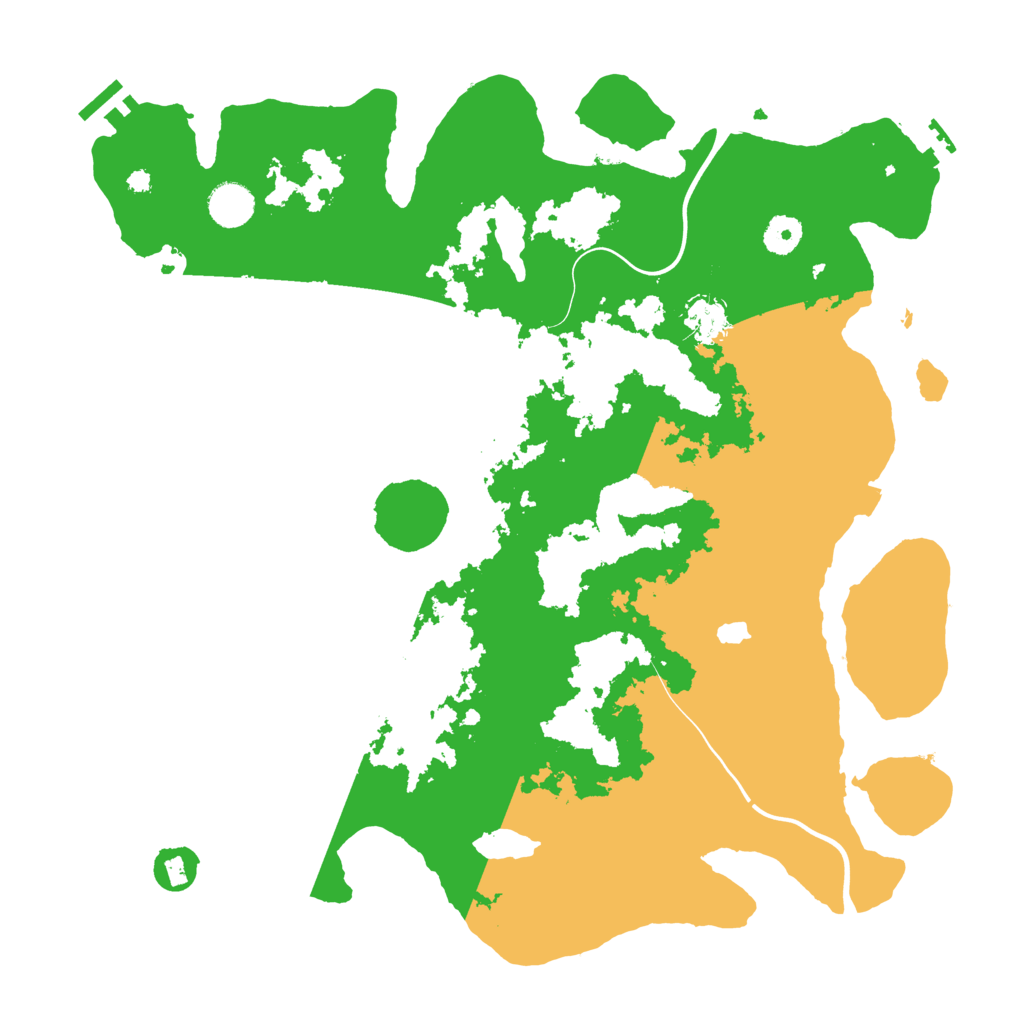 Biome Rust Map: Procedural Map, Size: 4000, Seed: 71538172