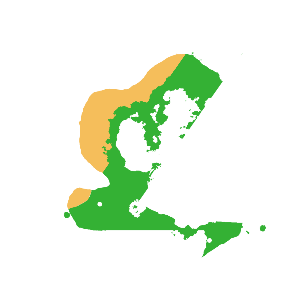 Biome Rust Map: Procedural Map, Size: 2000, Seed: 601908544