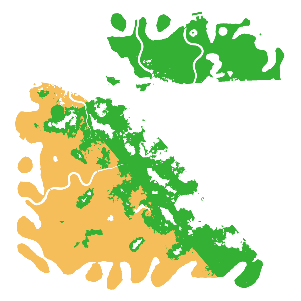Biome Rust Map: Procedural Map, Size: 6000, Seed: 971147429