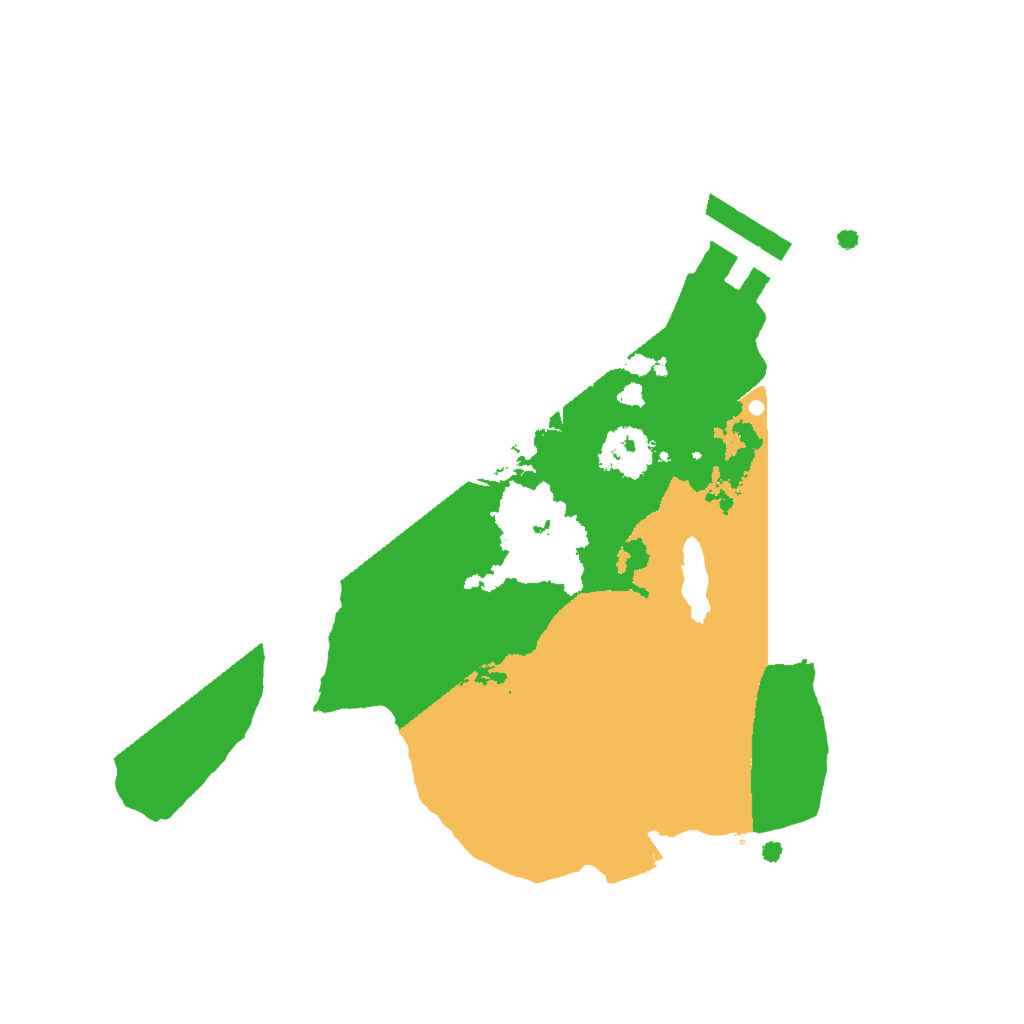 Biome Rust Map: Procedural Map, Size: 2000, Seed: 39570