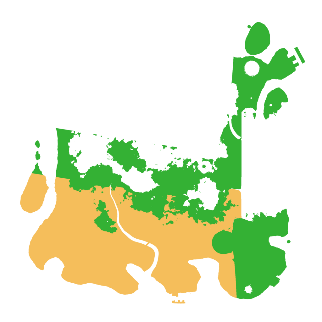 Biome Rust Map: Procedural Map, Size: 3750, Seed: 953886350