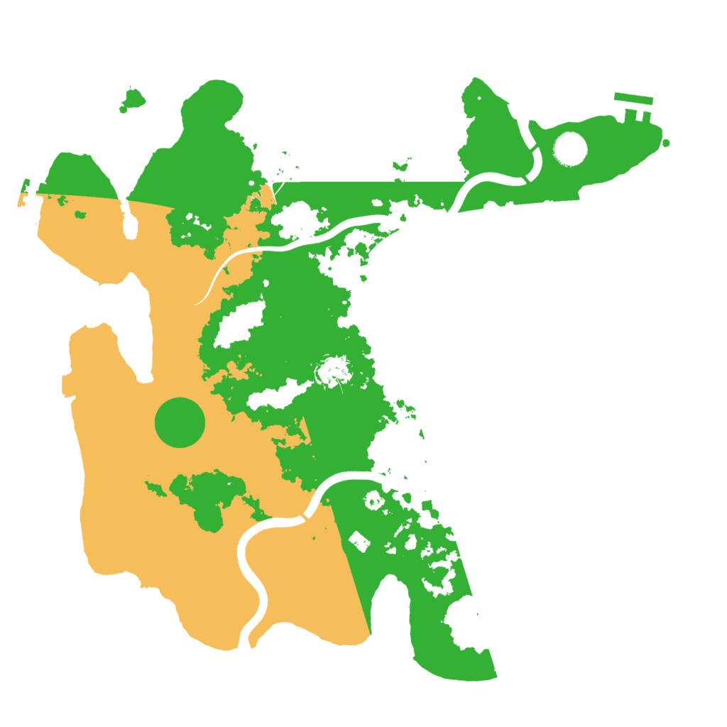 Biome Rust Map: Procedural Map, Size: 3800, Seed: 20210816