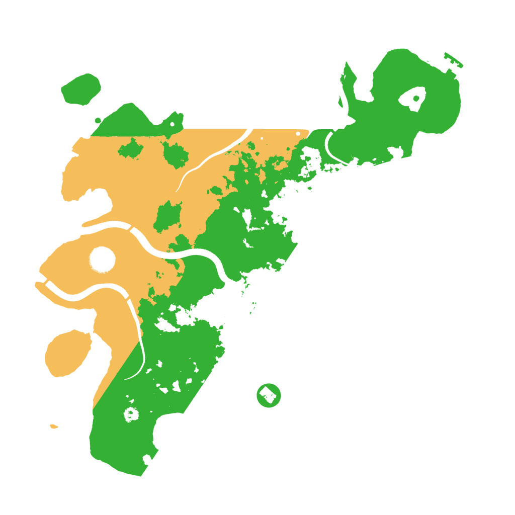 Biome Rust Map: Procedural Map, Size: 3500, Seed: 2858733