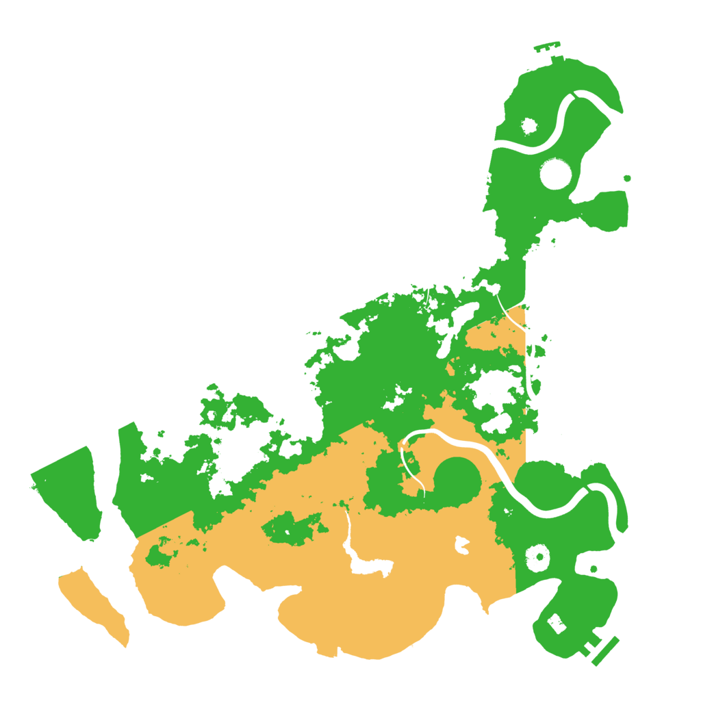 Biome Rust Map: Procedural Map, Size: 4000, Seed: 1387451650