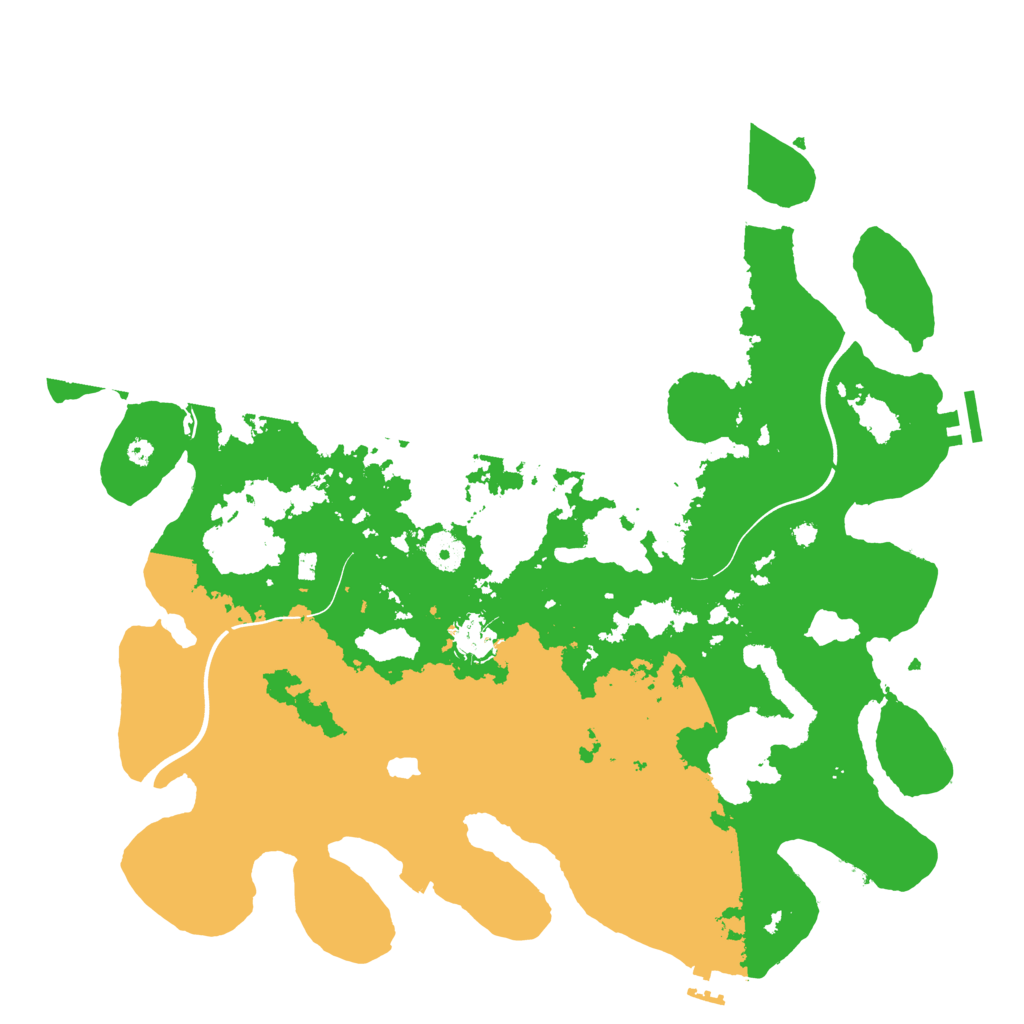 Biome Rust Map: Procedural Map, Size: 4000, Seed: 393861790