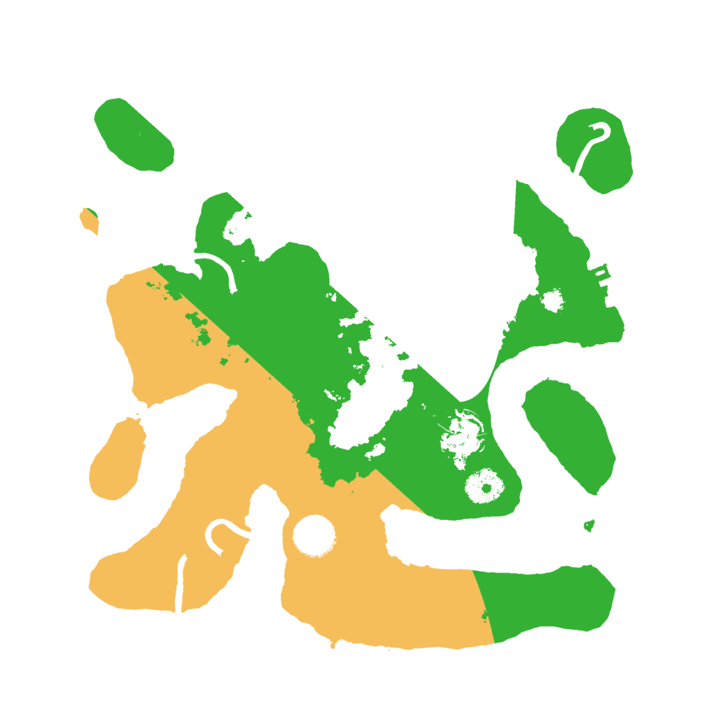 Biome Rust Map: Procedural Map, Size: 3000, Seed: 1000221060