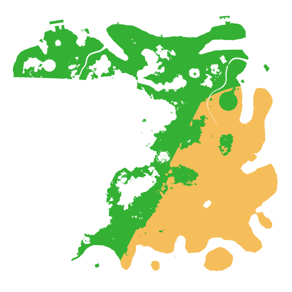 Biome Rust Map: Procedural Map, Size: 4200, Seed: 1878606564