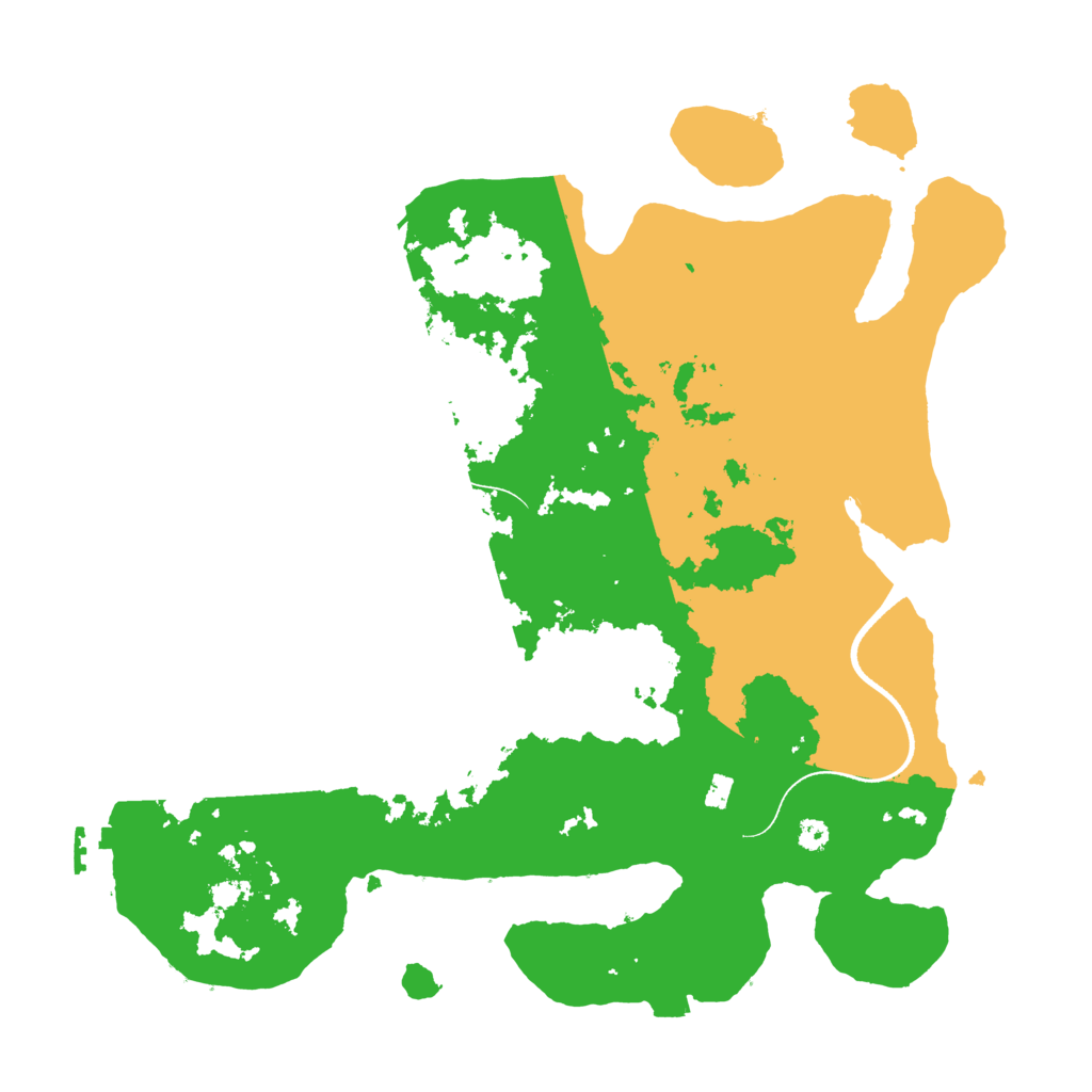 Biome Rust Map: Procedural Map, Size: 3500, Seed: 1133544426