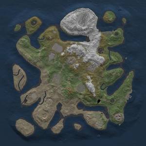 Thumbnail Rust Map: Procedural Map, Size: 3700, Seed: 723018925, 17 Monuments