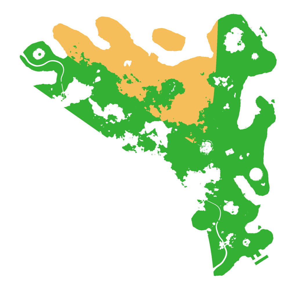Biome Rust Map: Procedural Map, Size: 4000, Seed: 496
