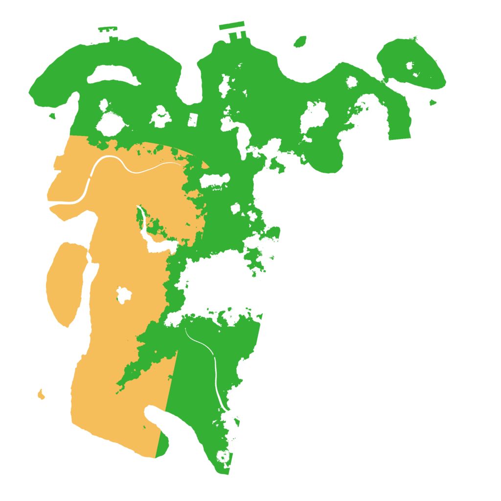 Biome Rust Map: Procedural Map, Size: 4000, Seed: 1276103448