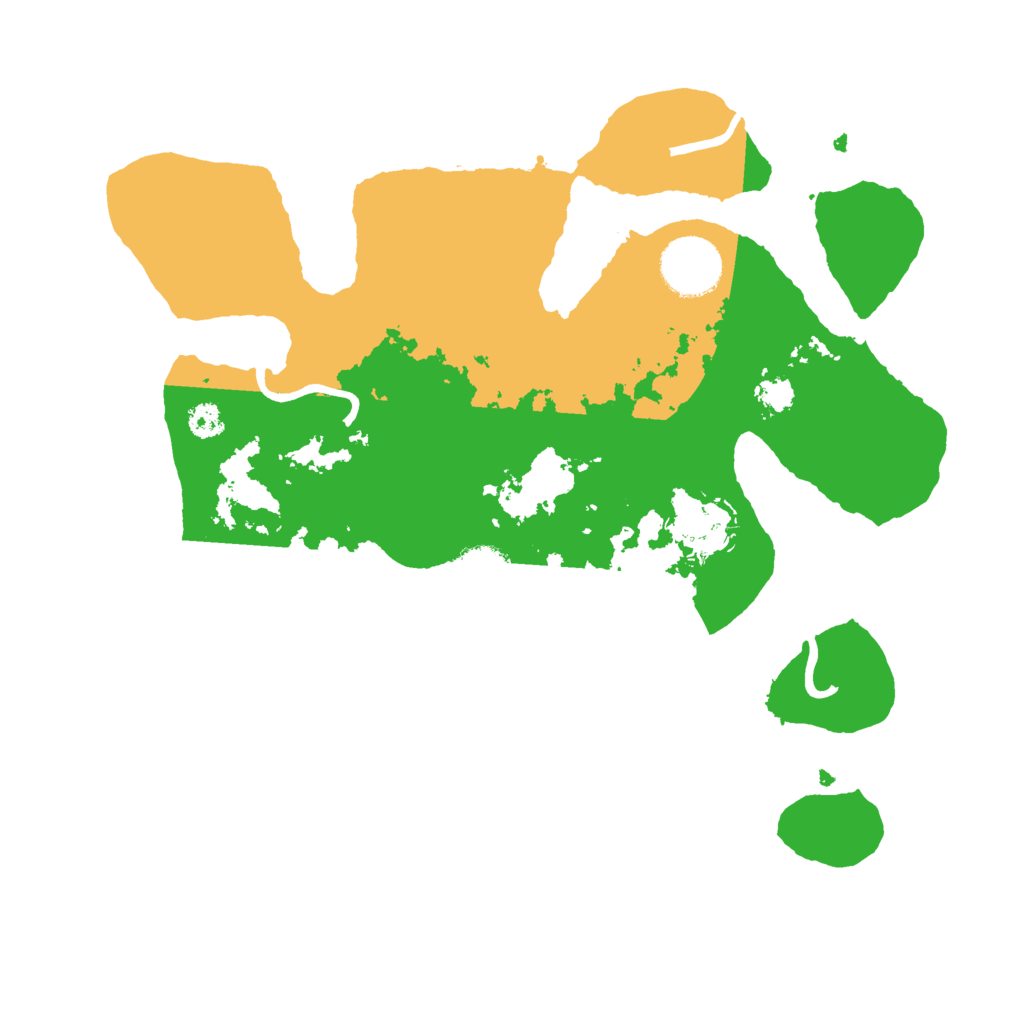 Biome Rust Map: Procedural Map, Size: 3000, Seed: 571805050