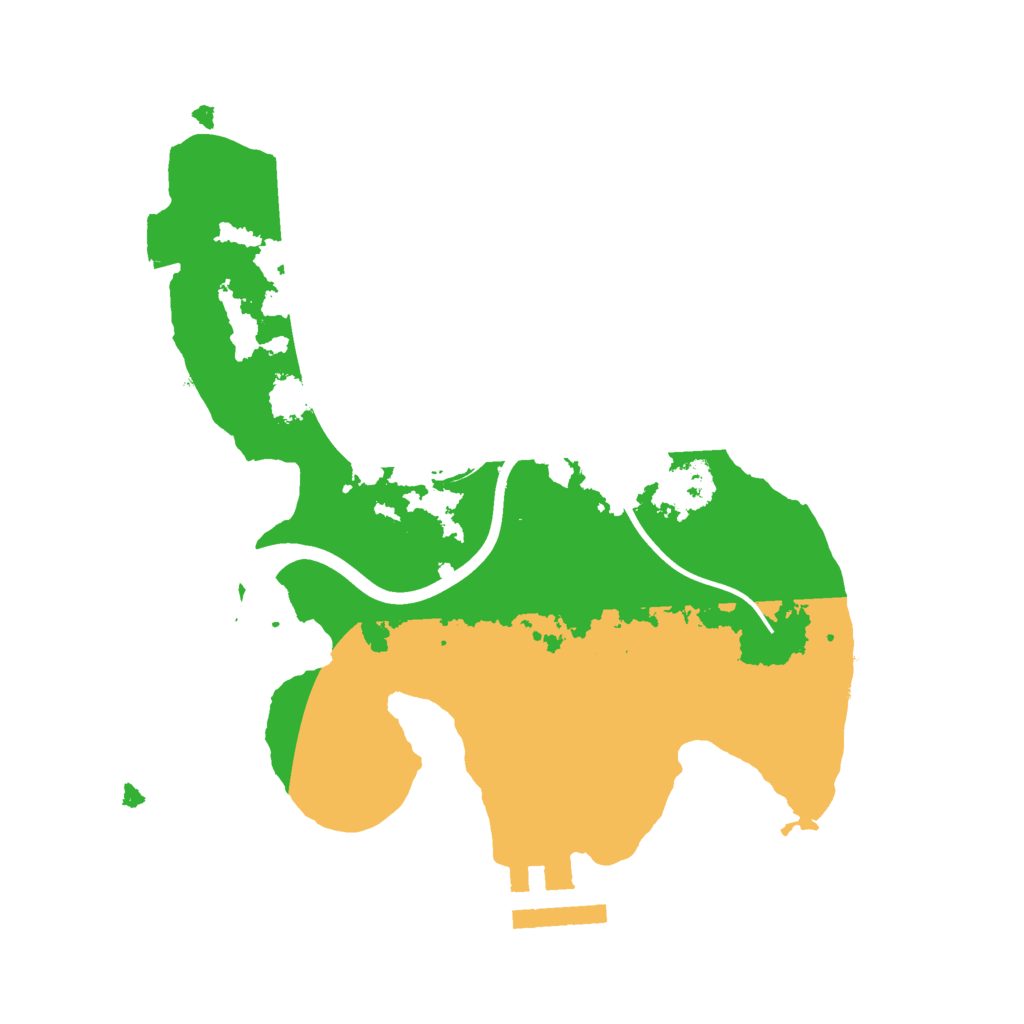 Biome Rust Map: Procedural Map, Size: 2200, Seed: 2146761080