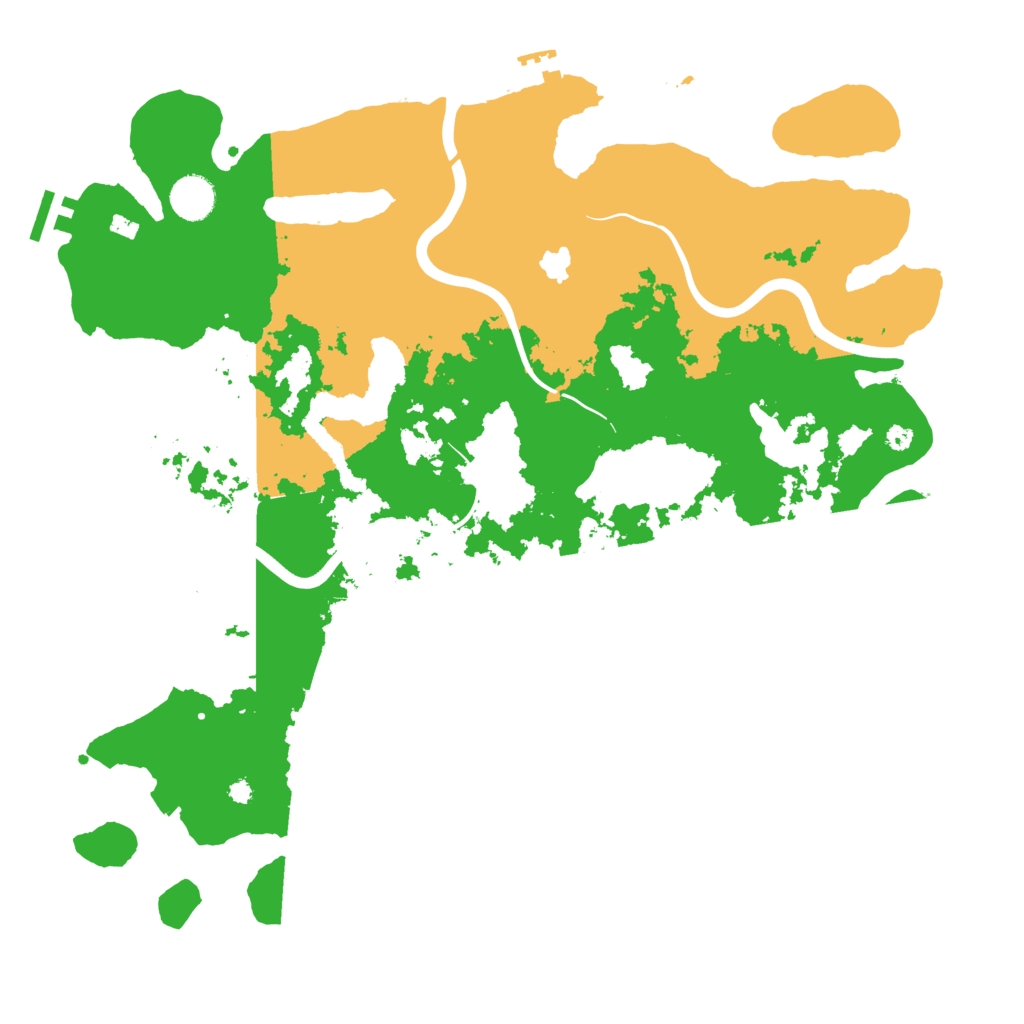 Biome Rust Map: Procedural Map, Size: 4000, Seed: 1047395143