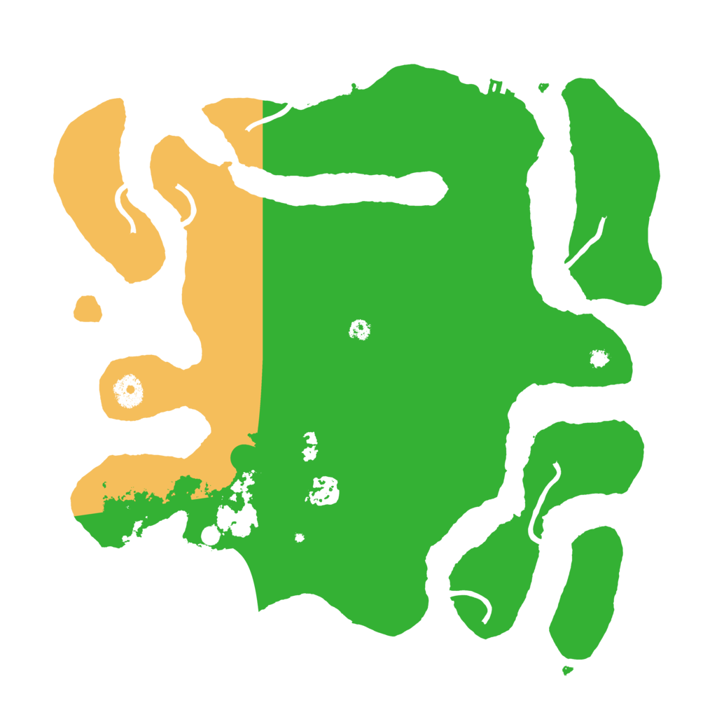 Biome Rust Map: Procedural Map, Size: 3500, Seed: 722982600